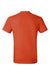 Hanes 4980 Mens Perfect-T Short Sleeve Crewneck T-Shirt Orange Flat Back