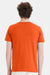 Hanes 4980 Mens Perfect-T Short Sleeve Crewneck T-Shirt Orange Model Back