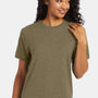 Hanes Mens Perfect-T Short Sleeve Crewneck T-Shirt - Heather Oregano