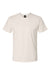 Hanes 4980 Mens Perfect-T Short Sleeve Crewneck T-Shirt Parchment Flat Front