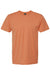 Hanes 4980 Mens Perfect-T Short Sleeve Crewneck T-Shirt Heather Pumpkin Orange Flat Front