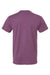 Hanes 4980 Mens Perfect-T Short Sleeve Crewneck T-Shirt Heather Purple Rain Flat Back