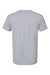Hanes 4980 Mens Perfect-T Short Sleeve Crewneck T-Shirt Heather Silverstone Grey Flat Back