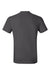 Hanes 4980 Mens Perfect-T Short Sleeve Crewneck T-Shirt Smoke Grey Flat Back