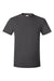 Hanes 4980 Mens Perfect-T Short Sleeve Crewneck T-Shirt Smoke Grey Flat Front