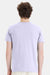 Hanes 4980 Mens Perfect-T Short Sleeve Crewneck T-Shirt Urban Lilac Purple Model Back