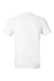 Hanes 4980 Mens Perfect-T Short Sleeve Crewneck T-Shirt White Flat Back