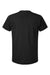 Hanes 498PT Mens Perfect-T DTG Short Sleeve Crewneck T-Shirt Black Flat Back