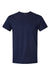Hanes 498PT Mens Perfect-T DTG Short Sleeve Crewneck T-Shirt Navy Blue Flat Front