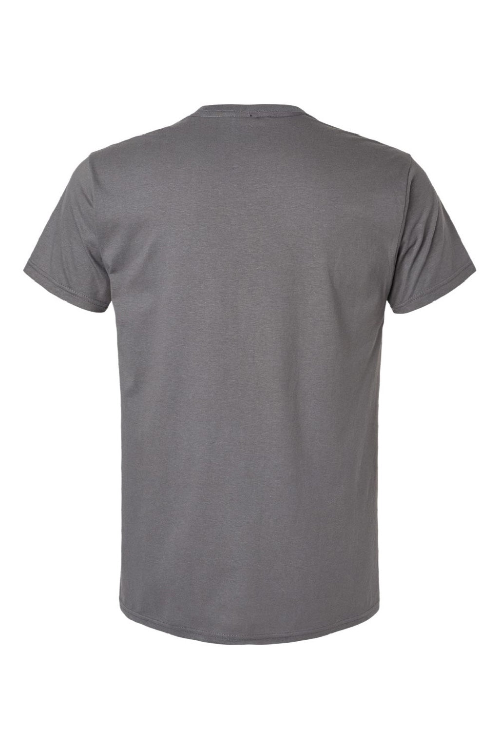 Hanes 498PT Mens Perfect-T DTG Short Sleeve Crewneck T-Shirt Smoke Grey Flat Back