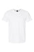 Hanes 498PT Mens Perfect-T DTG Short Sleeve Crewneck T-Shirt White Flat Front