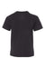 Hanes 498Y Youth Perfect-T Short Sleeve Crewneck T-Shirt Black Flat Back