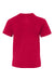 Hanes 498Y Youth Perfect-T Short Sleeve Crewneck T-Shirt Deep Red Flat Back