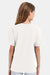 Hanes 498Y Youth Perfect-T Short Sleeve Crewneck T-Shirt White Model Back