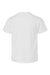 Hanes 498Y Youth Perfect-T Short Sleeve Crewneck T-Shirt White Flat Back