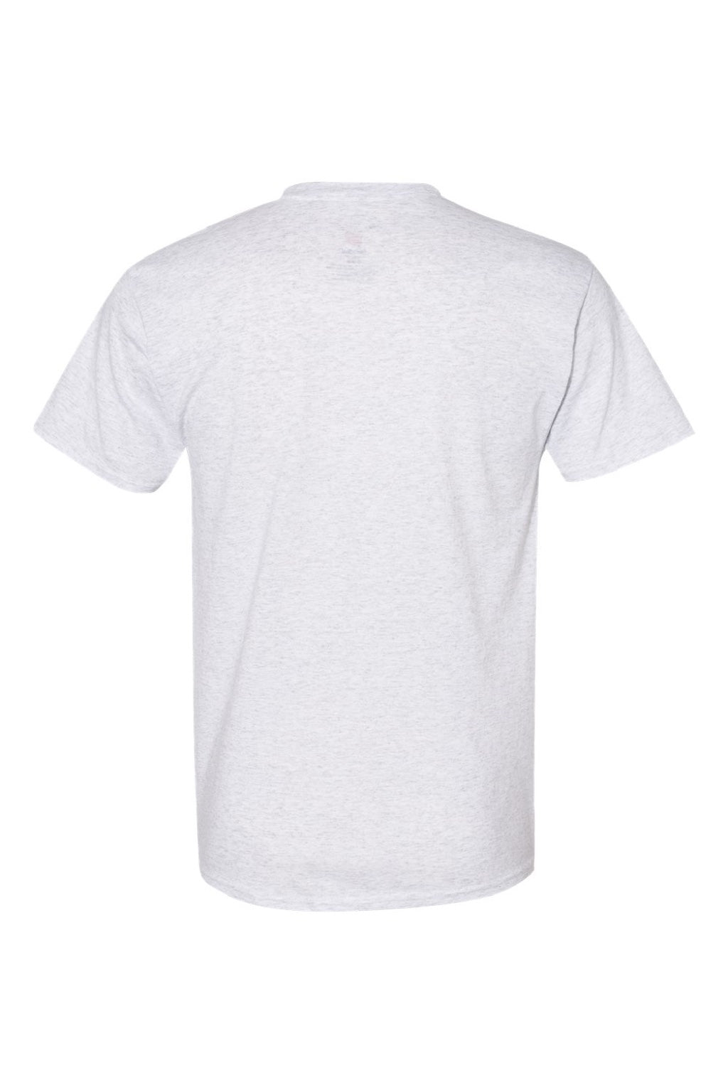 Hanes 5170 Mens EcoSmart Short Sleeve Crewneck T-Shirt Ash Grey Flat Back