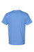 Hanes 5170 Mens EcoSmart Short Sleeve Crewneck T-Shirt Carolina Blue Flat Back