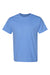 Hanes 5170 Mens EcoSmart Short Sleeve Crewneck T-Shirt Carolina Blue Flat Front