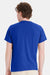 Hanes 5170 Mens EcoSmart Short Sleeve Crewneck T-Shirt Deep Royal Blue Model Back