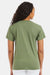 Hanes 5170 Mens EcoSmart Short Sleeve Crewneck T-Shirt Heather Green Model Back