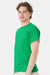 Hanes 5170 Mens EcoSmart Short Sleeve Crewneck T-Shirt Kelly Green Model Side