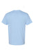 Hanes 5170 Mens EcoSmart Short Sleeve Crewneck T-Shirt Light Blue Flat Back
