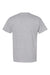 Hanes 5170 Mens EcoSmart Short Sleeve Crewneck T-Shirt Light Steel Grey Flat Back