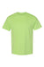 Hanes 5170 Mens EcoSmart Short Sleeve Crewneck T-Shirt Lime Green Flat Front