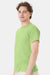 Hanes 5170 Mens EcoSmart Short Sleeve Crewneck T-Shirt Lime Green Model Side