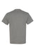 Hanes 5170 Mens EcoSmart Short Sleeve Crewneck T-Shirt Oxford Grey Flat Back