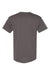 Hanes 5170 Mens EcoSmart Short Sleeve Crewneck T-Shirt Smoke Grey Flat Back