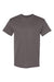 Hanes 5170 Mens EcoSmart Short Sleeve Crewneck T-Shirt Smoke Grey Flat Front