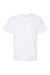 Hanes 5170 Mens EcoSmart Short Sleeve Crewneck T-Shirt White Flat Front