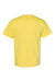 Hanes 5170 Mens EcoSmart Short Sleeve Crewneck T-Shirt Yellow Flat Back