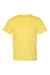 Hanes 5170 Mens EcoSmart Short Sleeve Crewneck T-Shirt Yellow Flat Front