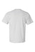 Hanes 5180/518T Mens Beefy-T Short Sleeve Crewneck T-Shirt Ash Grey Flat Back