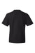 Hanes 5180/518T Mens Beefy-T Short Sleeve Crewneck T-Shirt Black Flat Back