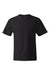 Hanes 5180/518T Mens Beefy-T Short Sleeve Crewneck T-Shirt Black Flat Front
