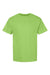 Hanes 5180/518T Mens Beefy-T Short Sleeve Crewneck T-Shirt Lime Green Flat Front