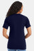 Hanes 5180/518T Mens Beefy-T Short Sleeve Crewneck T-Shirt Navy Blue Model Back