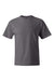 Hanes 5180/518T Mens Beefy-T Short Sleeve Crewneck T-Shirt Smoke Grey Flat Front