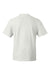 Hanes 5180/518T Mens Beefy-T Short Sleeve Crewneck T-Shirt White Flat Back