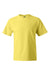 Hanes 5180/518T Mens Beefy-T Short Sleeve Crewneck T-Shirt Yellow Flat Front