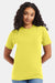 Hanes 5180/518T Mens Beefy-T Short Sleeve Crewneck T-Shirt Yellow Model Front