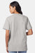 Hanes 5250 Mens Authentic Short Sleeve Crewneck T-Shirt Ash Grey Model Back