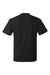 Hanes 5250 Mens Authentic Short Sleeve Crewneck T-Shirt Black Flat Back