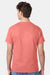 Hanes 5250 Mens Authentic Short Sleeve Crewneck T-Shirt Charisma Coral Model Back