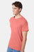 Hanes 5250 Mens Authentic Short Sleeve Crewneck T-Shirt Charisma Coral Model Side