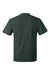 Hanes 5250 Mens Authentic Short Sleeve Crewneck T-Shirt Deep Forest Green Flat Back