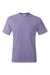 Hanes 5250 Mens Authentic Short Sleeve Crewneck T-Shirt Lavender Purple Flat Front